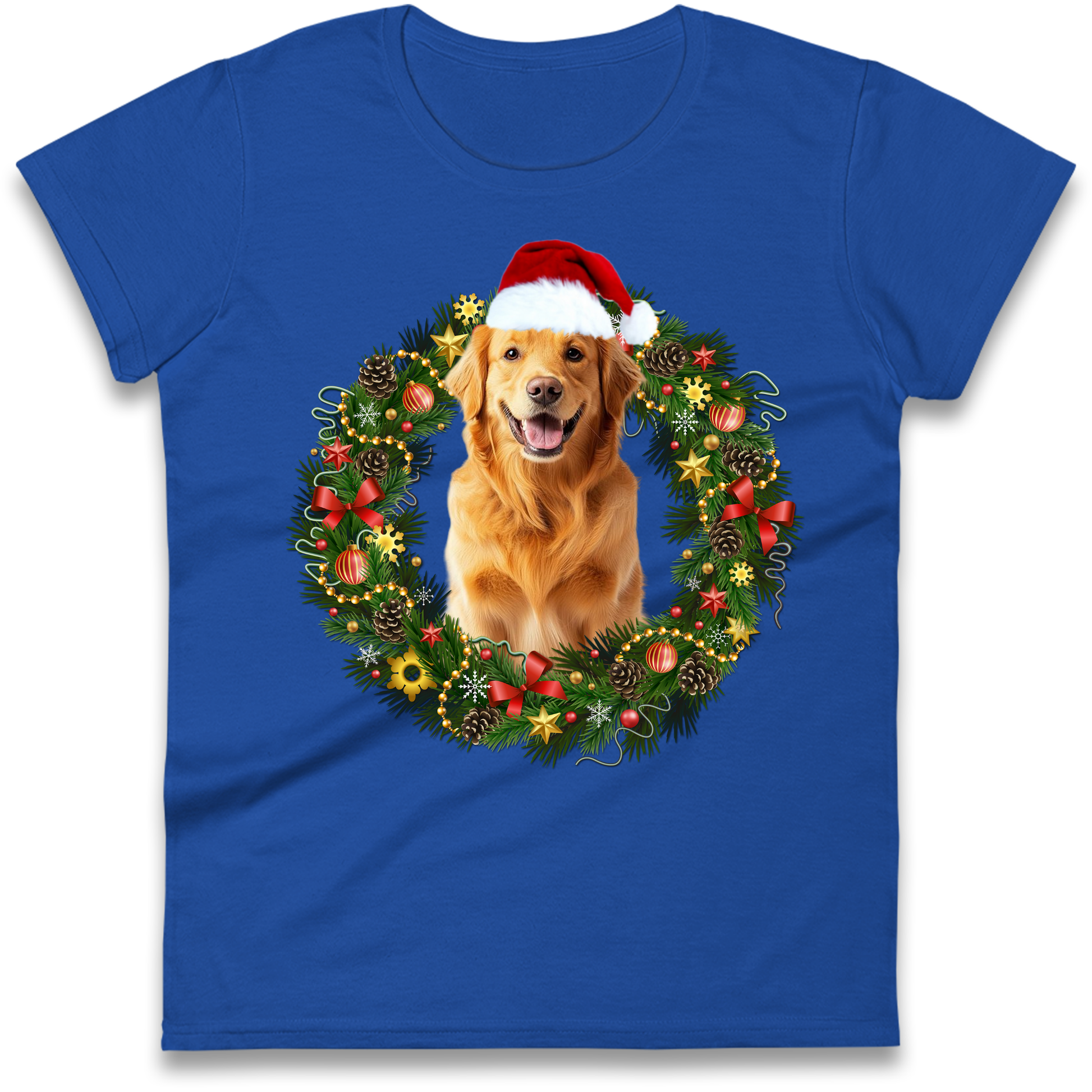 Dog Christmas Ladies Shirt