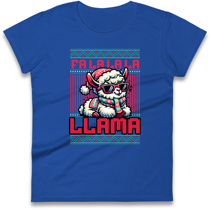 FA LA LA LA LLAMA Ladies Shirt