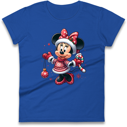 Mini Mouse Christmas Ladies Shirt