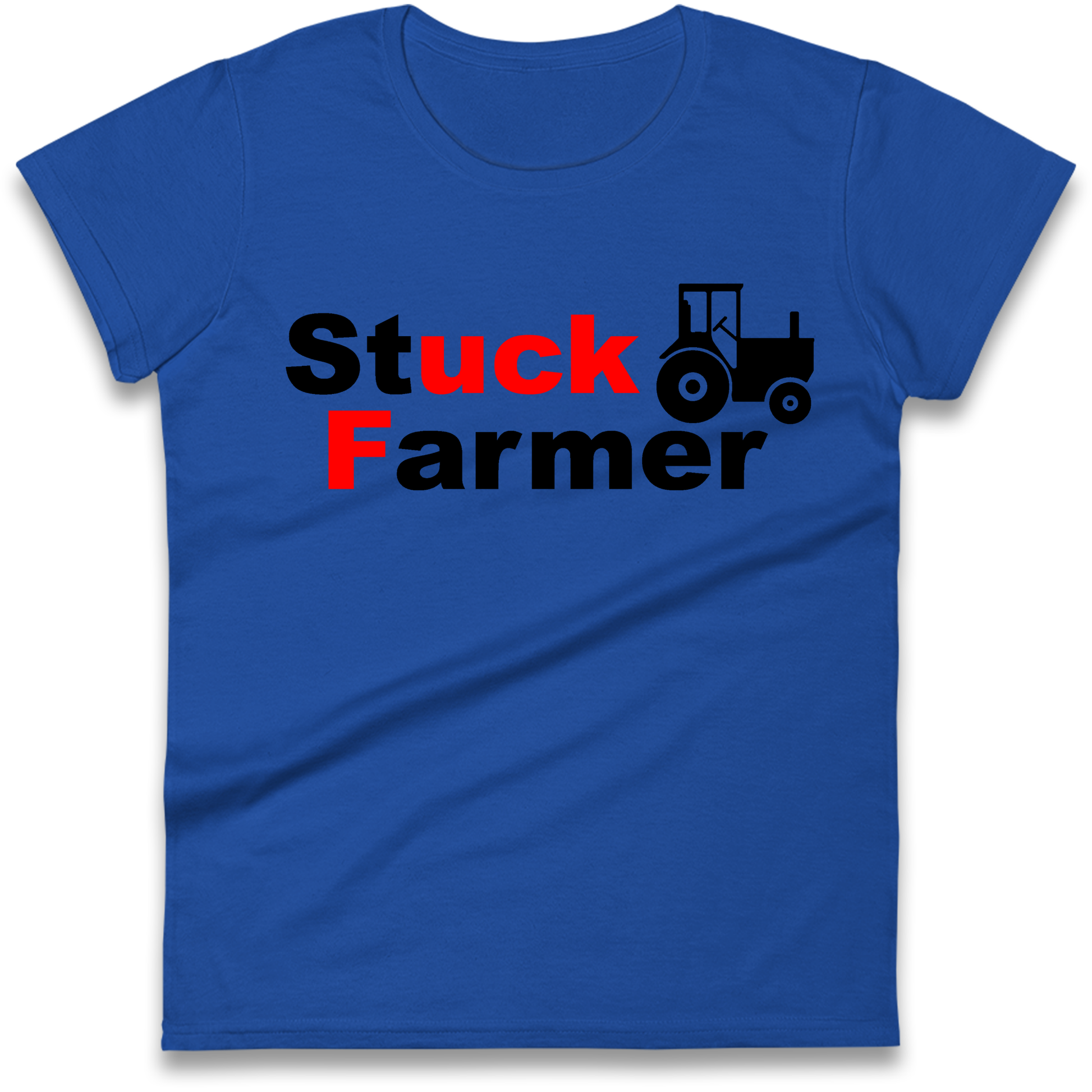 Stuck Farmer Ladies Shirt