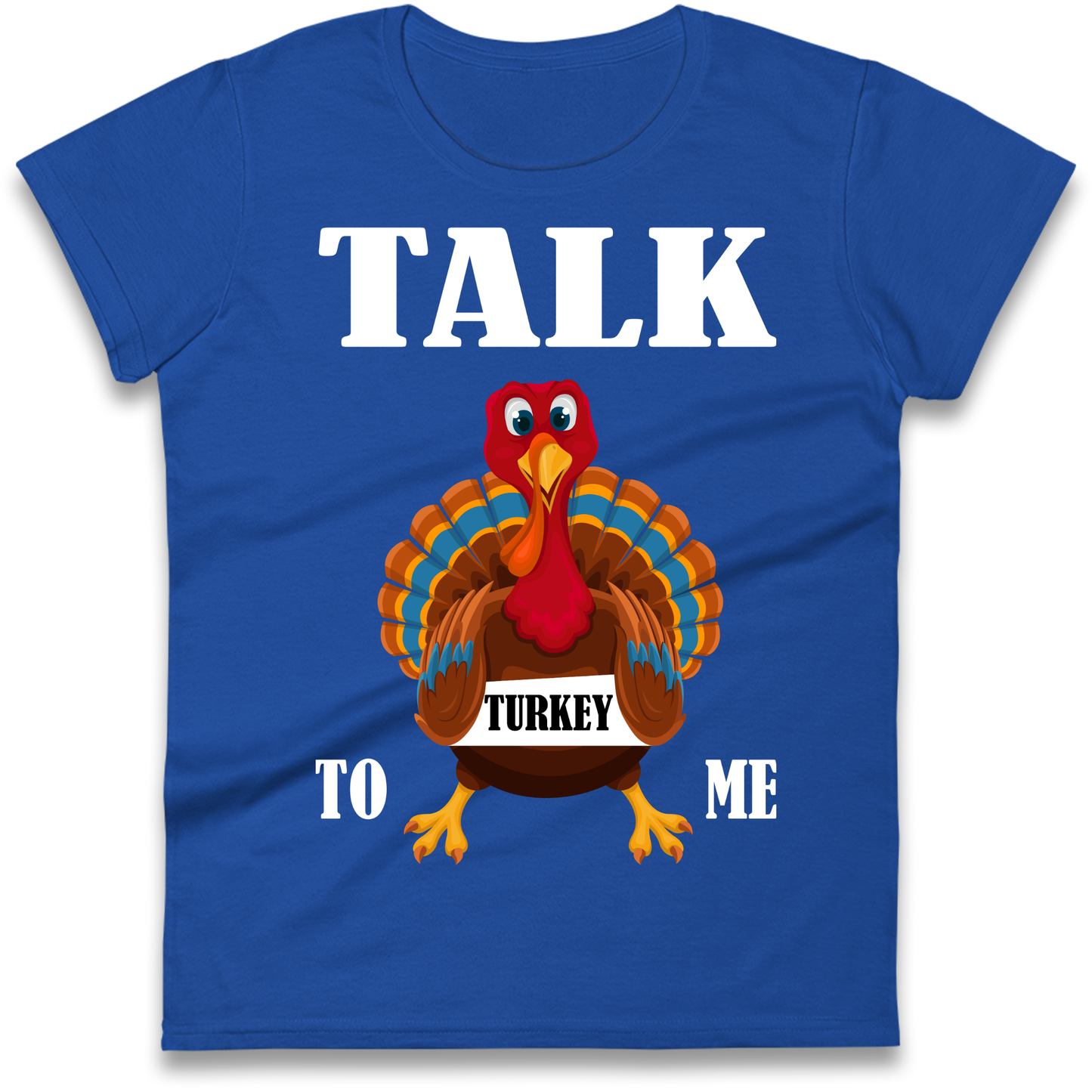 Talk Turkey To Me Christmas Ladies Shirt
