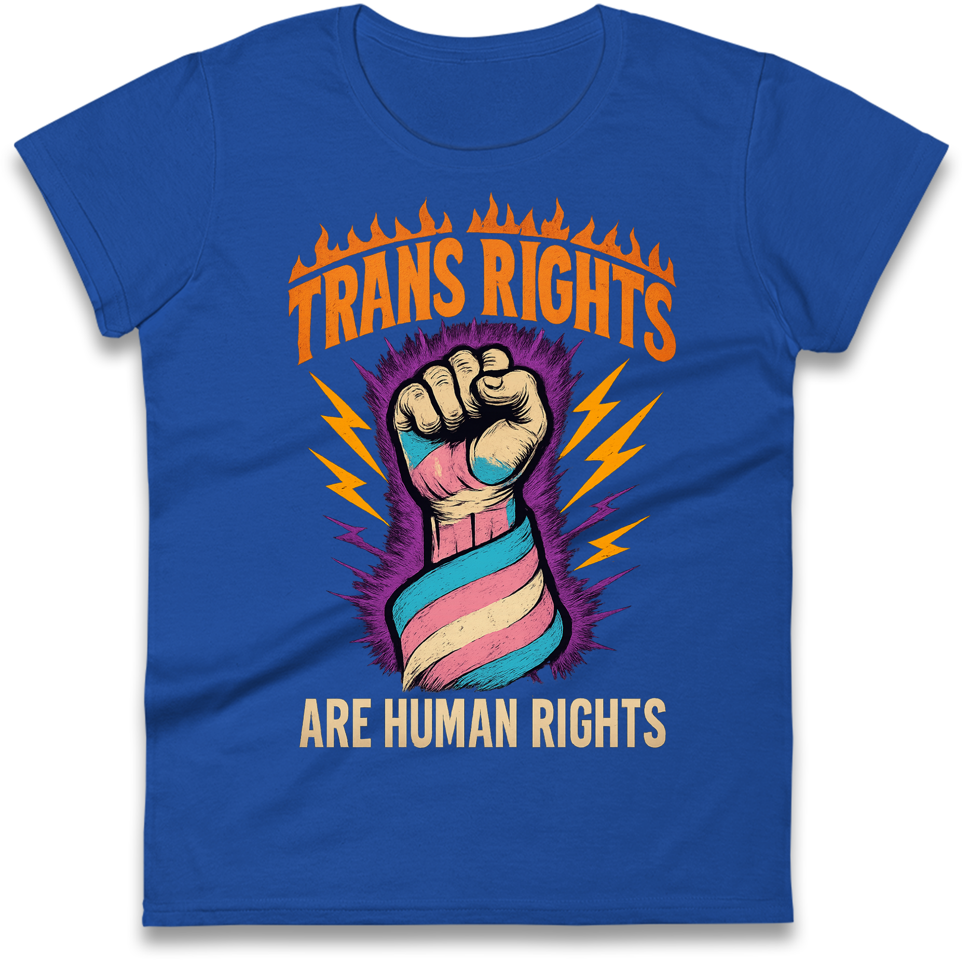 Trans Rights Are Human Rights Ladies Shirt