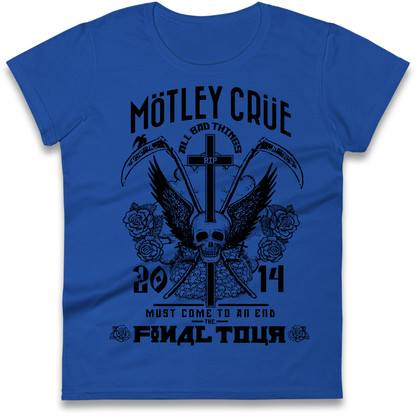 Motley Crue All Bad Things Ladies Shirt