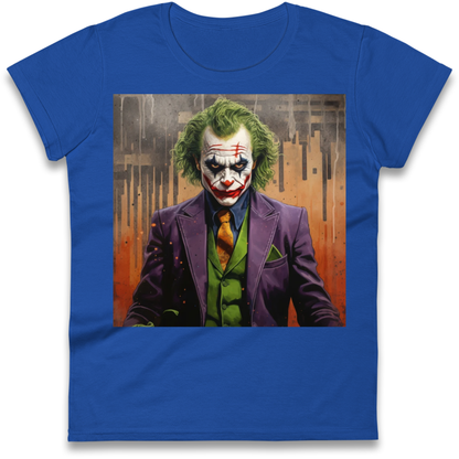 The Joker Painting Ladies Shirt