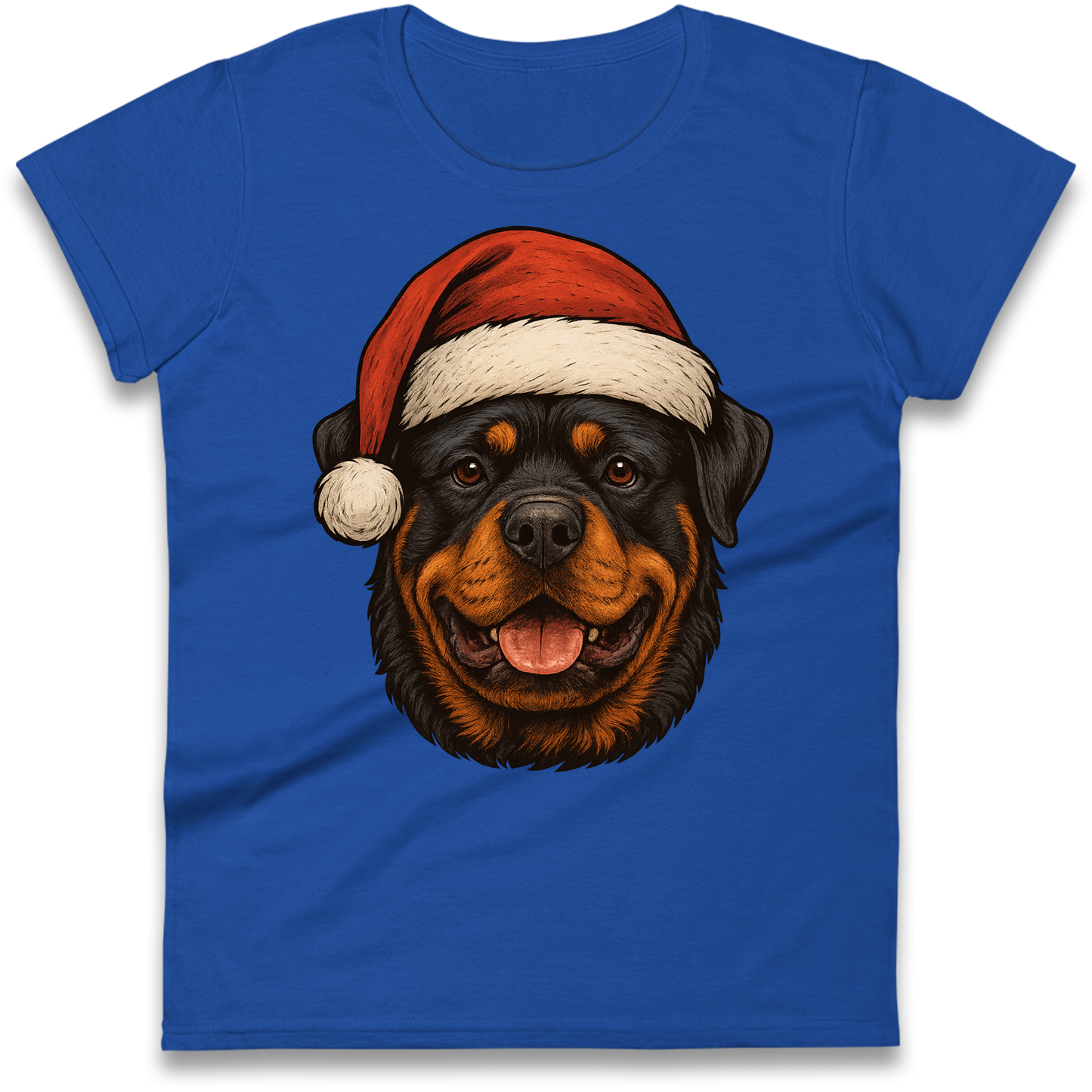 Rottweiler Christmas Ladies Shirt