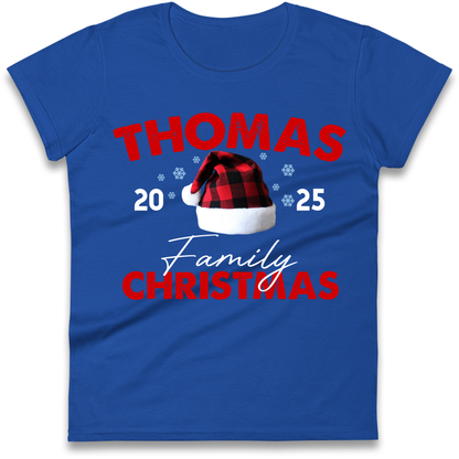 Thomas Family Christmas Ladies Shirt