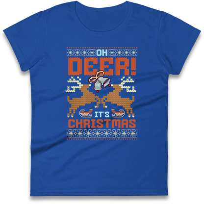 Oh Deer its Christmas Ladies Shirt