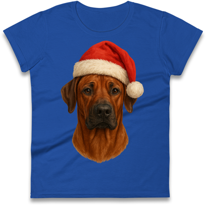 Rhodesian Ridgeback Christmas Ladies Shirt