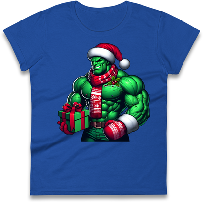 The Hulk Santa Ladies Shirt
