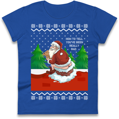 How To Tell That You've Been Really Bad Ladies Shirt