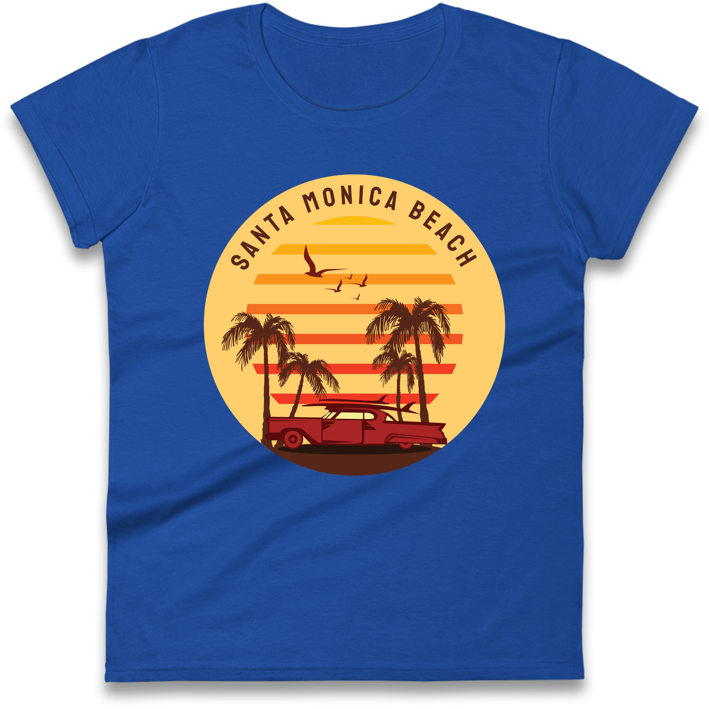 Santa Monica Beach Ladies Shirt