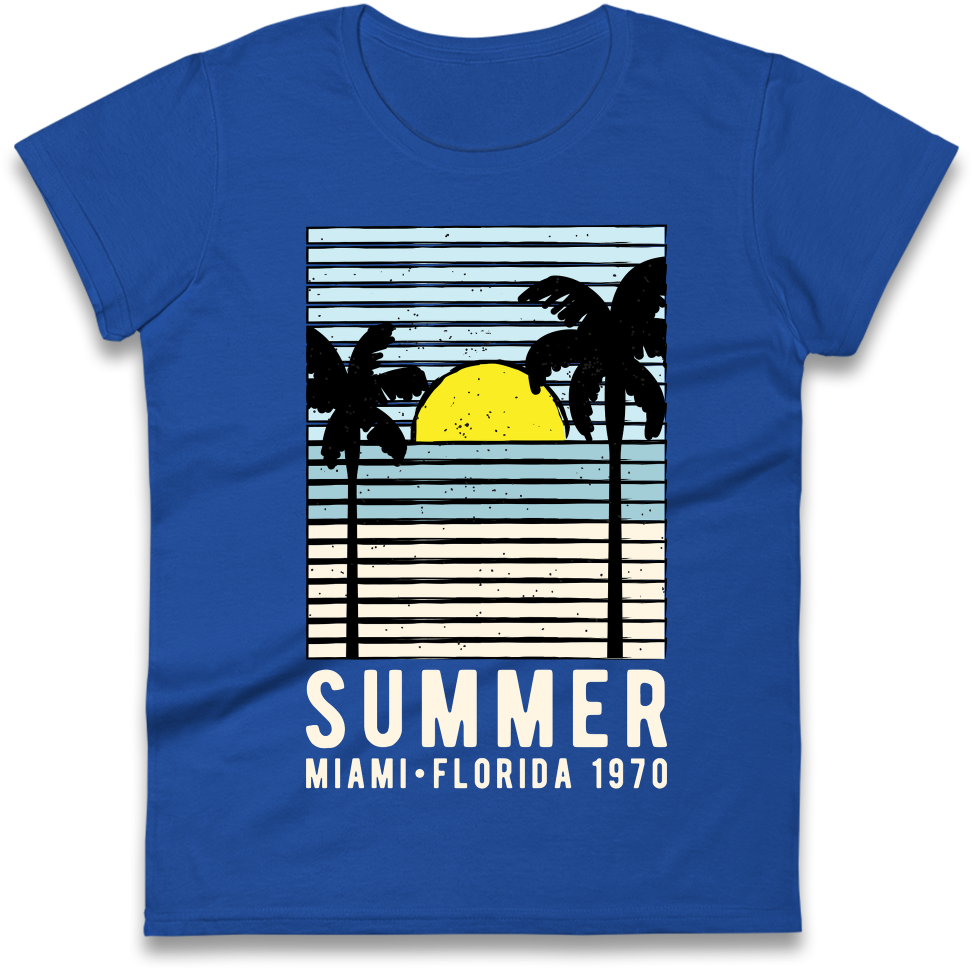 Summer Miami Florida 1970 Ladies Shirt