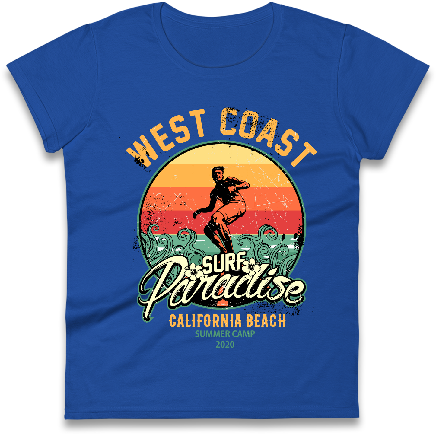 West Coast Surf Paradise Ladies Shirt