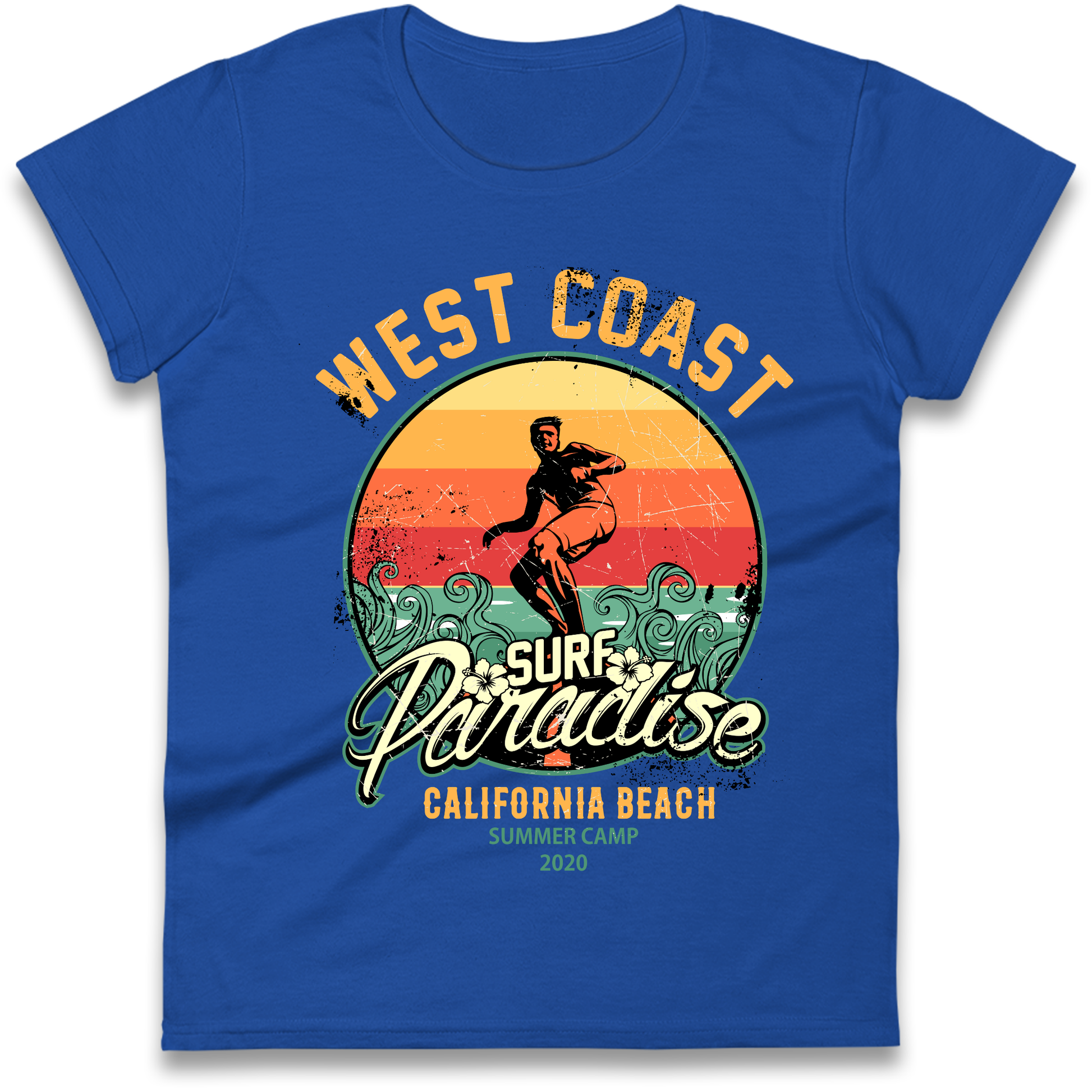 West Coast Surf Paradise Ladies Shirt