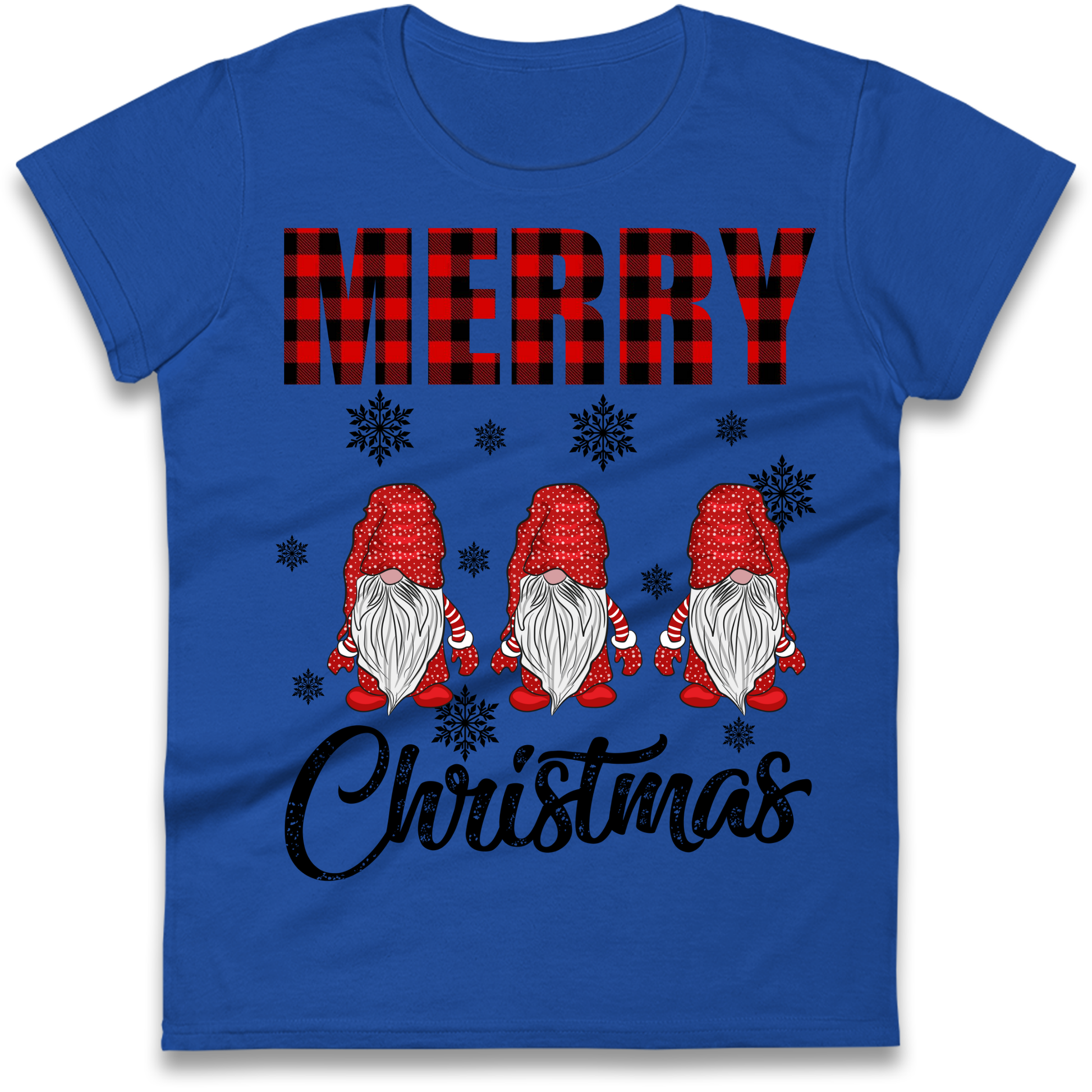 Merry Knomes Christmas Ladies Shirt