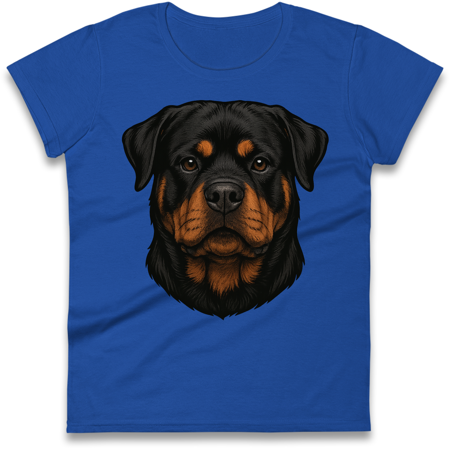 Rottweiler Face Ladies Shirt