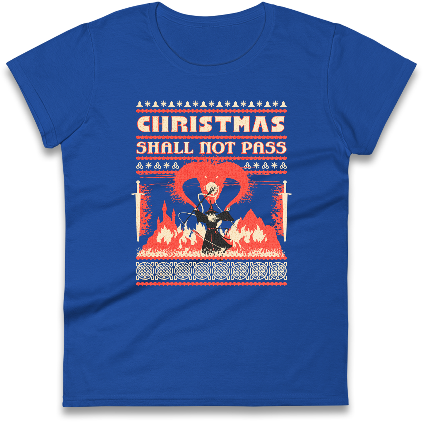 Christmas Shall Not Pass Ladies Shirt