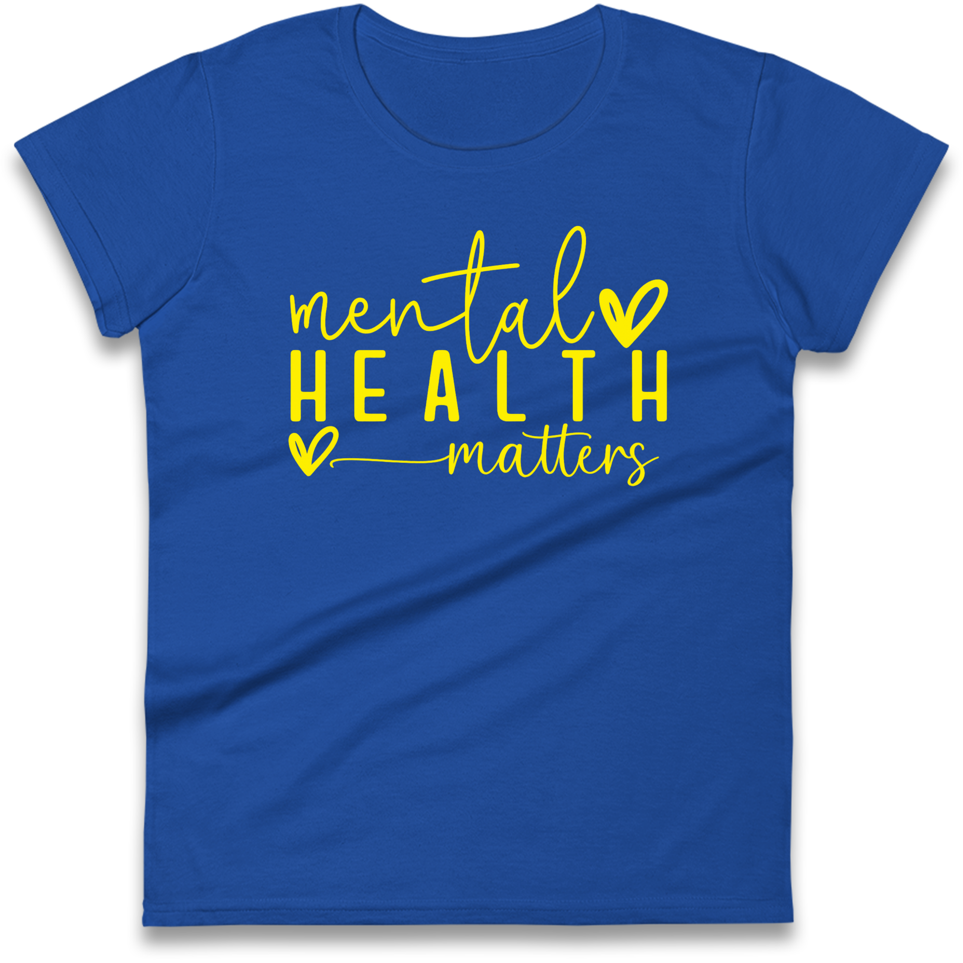 Yellow Mental Health Ladies Shirt