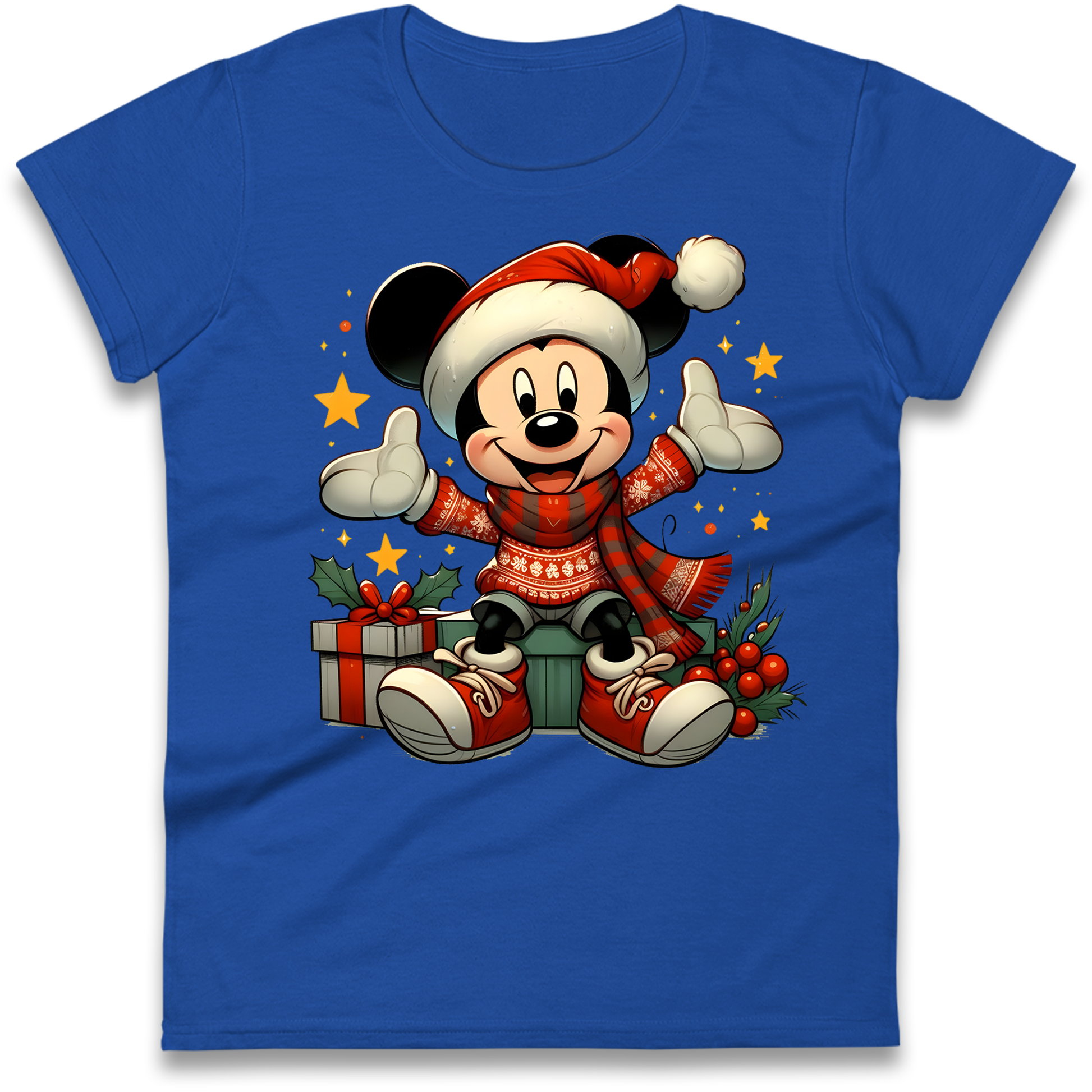 Micky Mouse Christmas Ladies Shirt