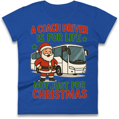 Coach Driver Christmas Ladies Shirt