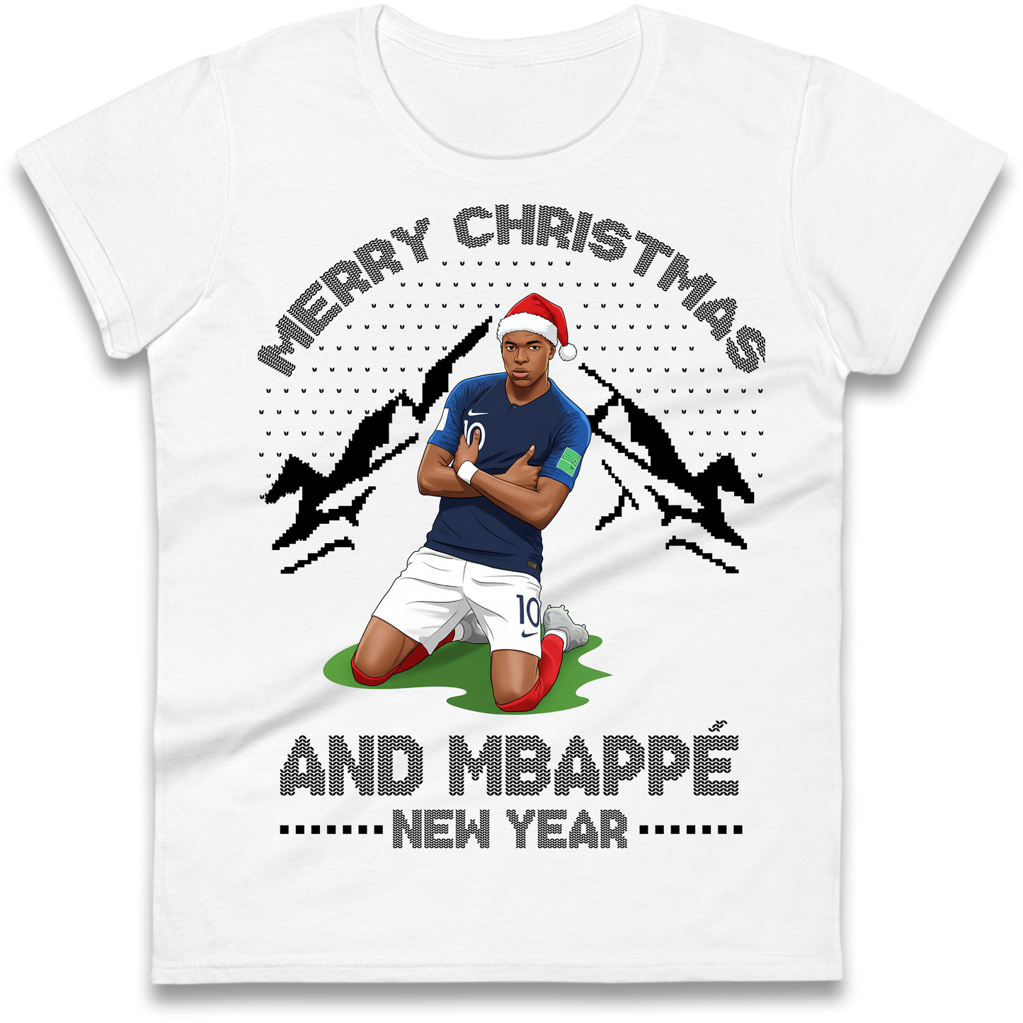 Mbappe Christmas Ladies Shirt