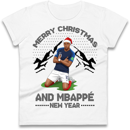 Mbappe Christmas Ladies Shirt