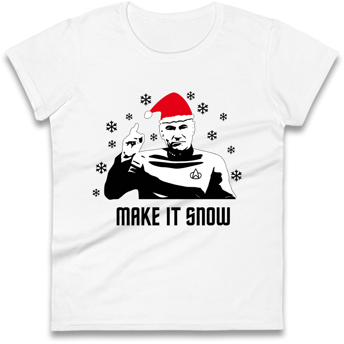 Make It Snow Ladies Shirt