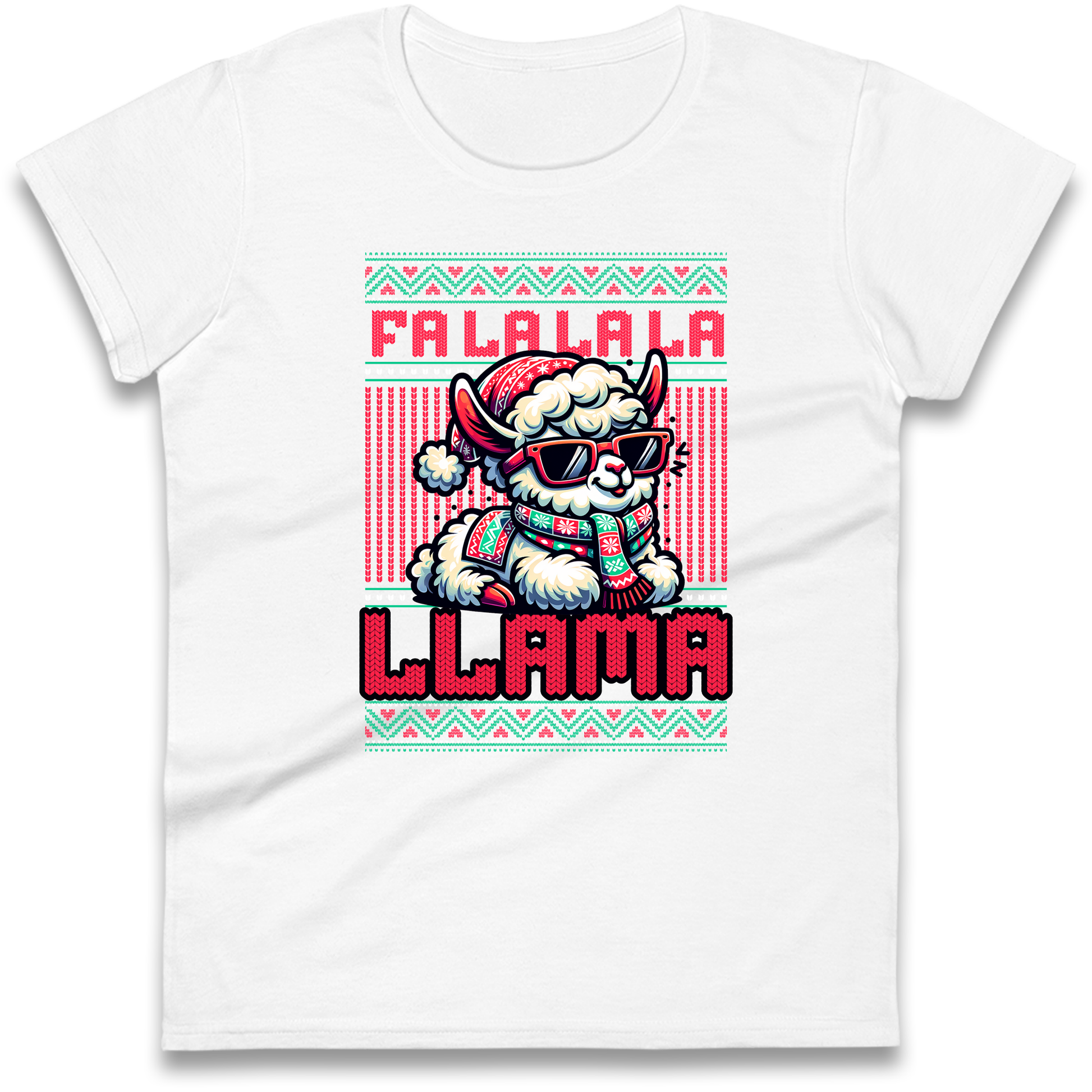 FA LA LA LA LLAMA Ladies Shirt