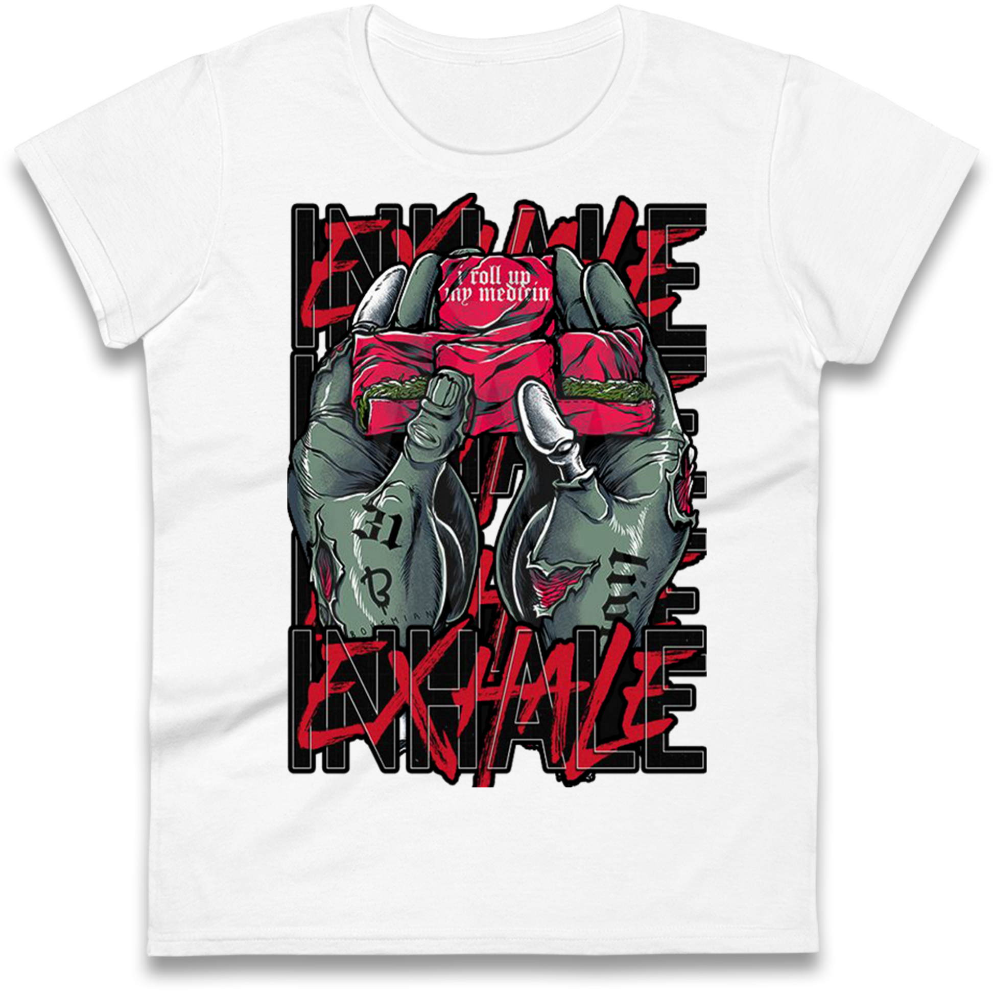 Inhale Exhale Ladies Shirt