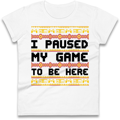 Paused My Game Ladies Shirt