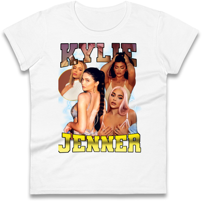 Kylie Jenner Pink Lips Ladies Shirt