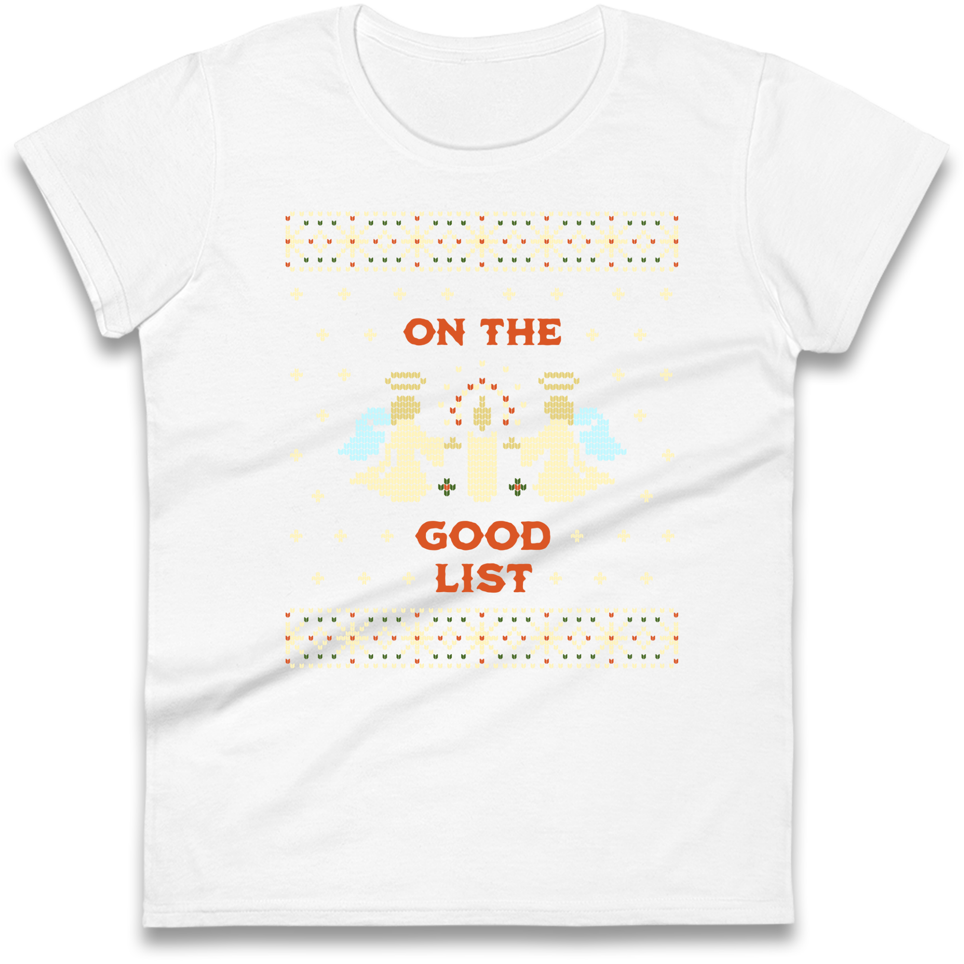 On The Good List Christmas Ladies Shirt