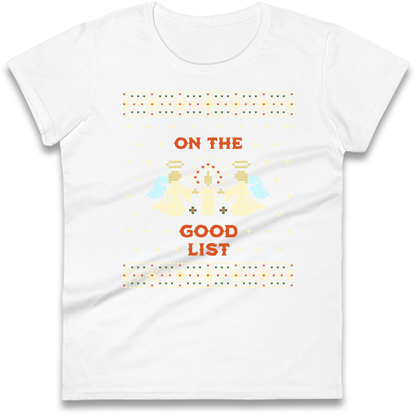 On The Good List Christmas Ladies Shirt