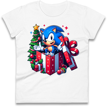 Sonic The Hedgehog Christmas Ladies Shirt