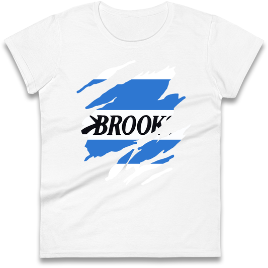 Retro QPR 1992 Torn Effect Ladies Shirt