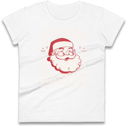 Proud Member Of Santas Naughty List Christmas Ladies Shirt