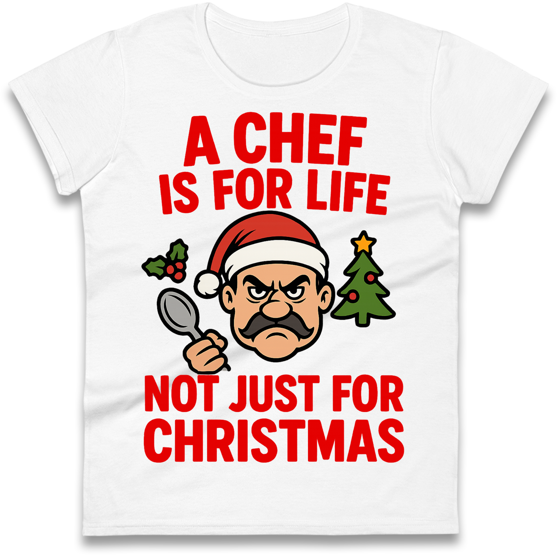 Chef Christmas Ladies Shirt