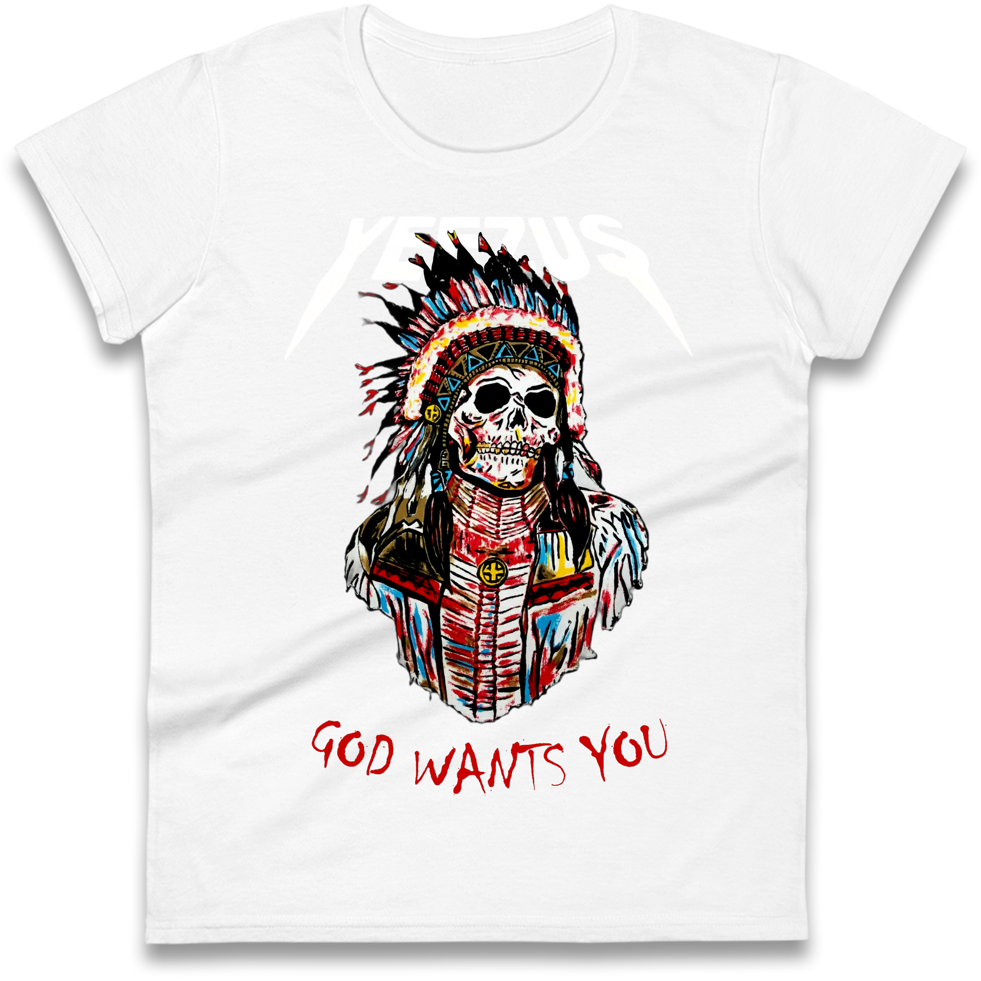 Yeezus God Wants You Ladies Shirt