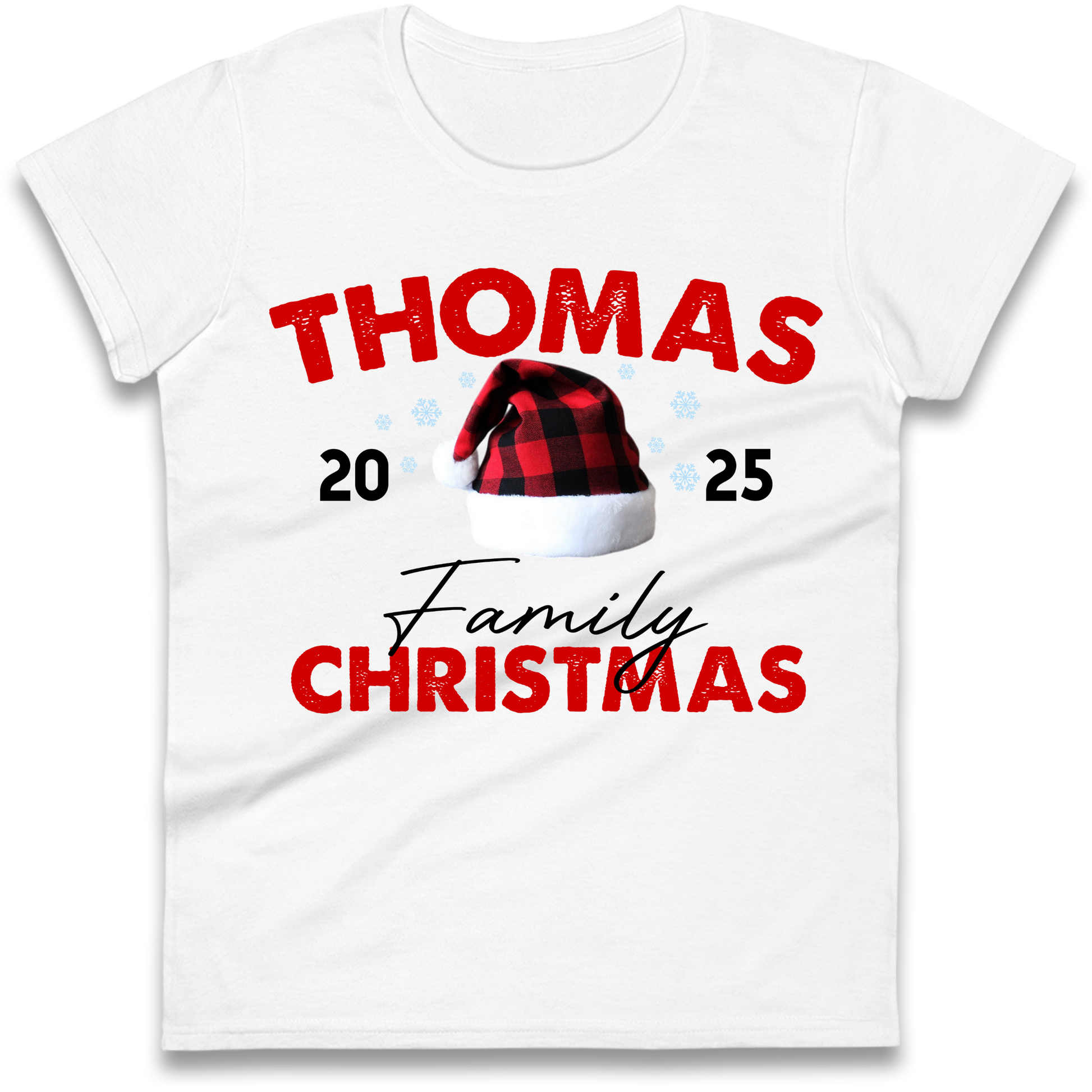 Thomas Family Christmas Ladies Shirt