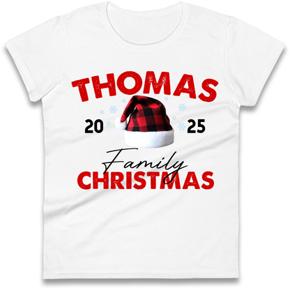 Thomas Family Christmas Ladies Shirt