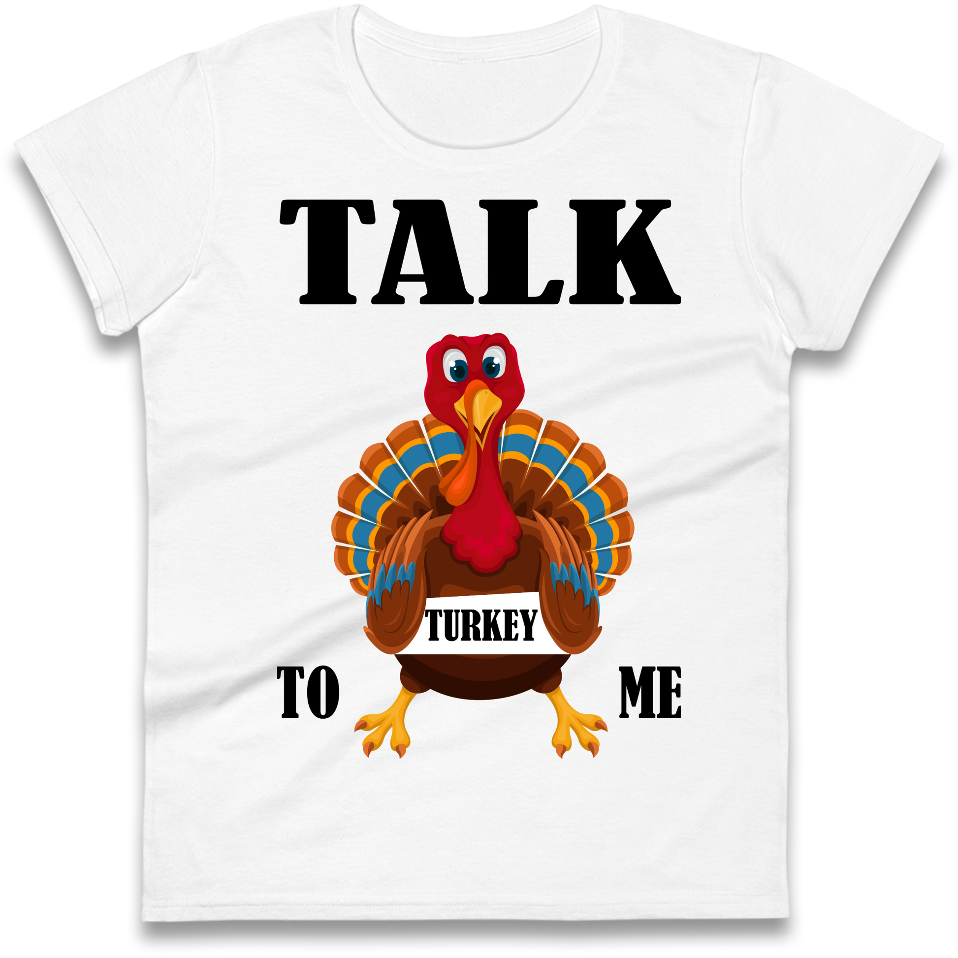 Talk Turkey To Me Christmas Ladies Shirt