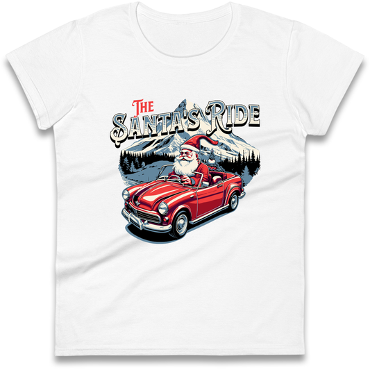 The Santas Ride Christmas Ladies Shirt