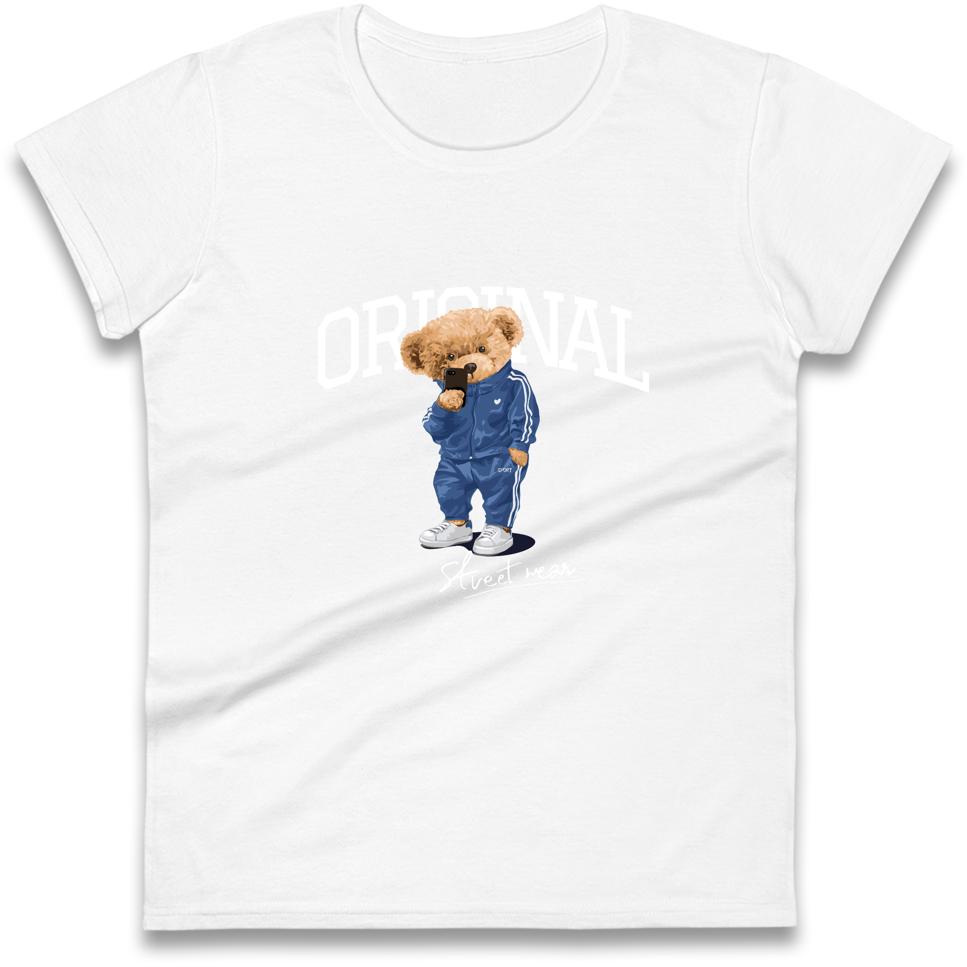 Teddy Bear Original Streetwear Ladies Shirt