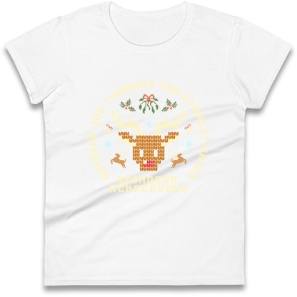 Reindeer Rendezvous Christmas Ladies Shirt