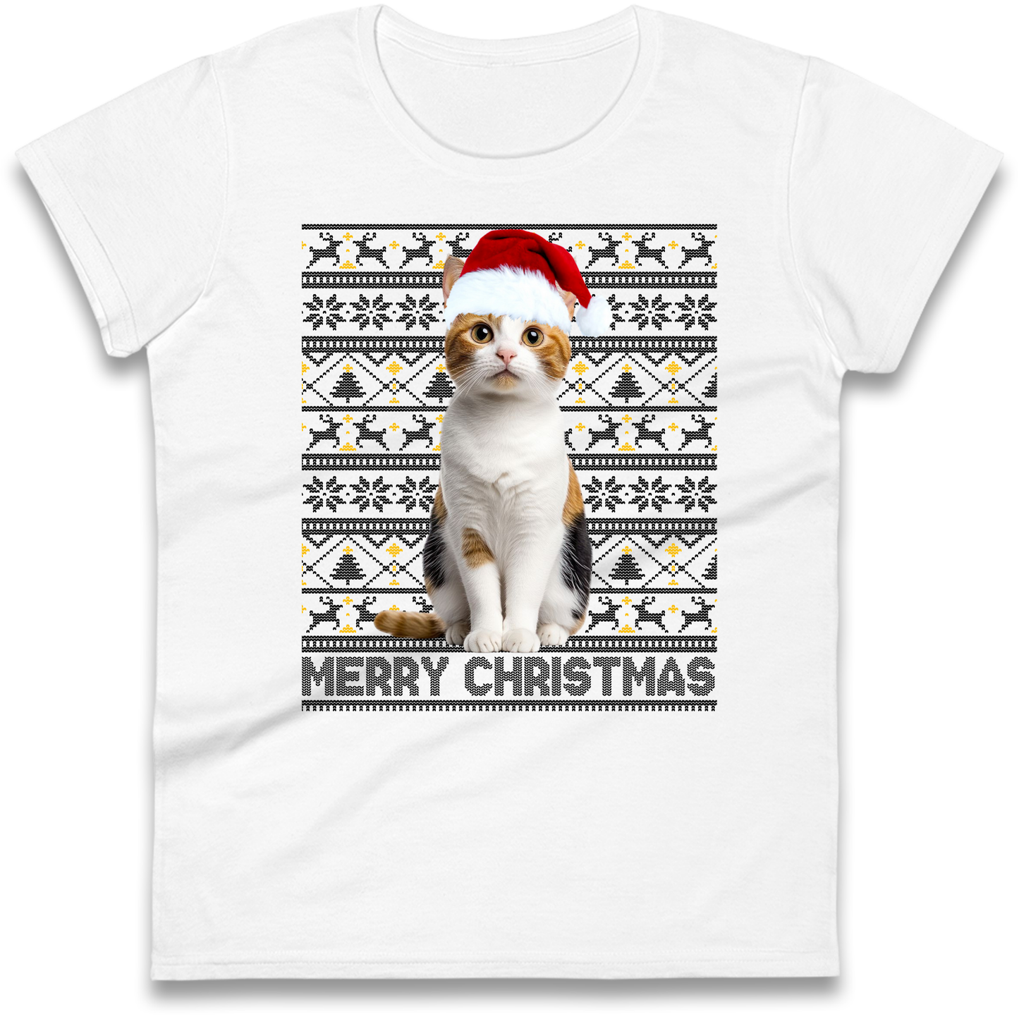 Merry Christmas Cat Ladies Shirt