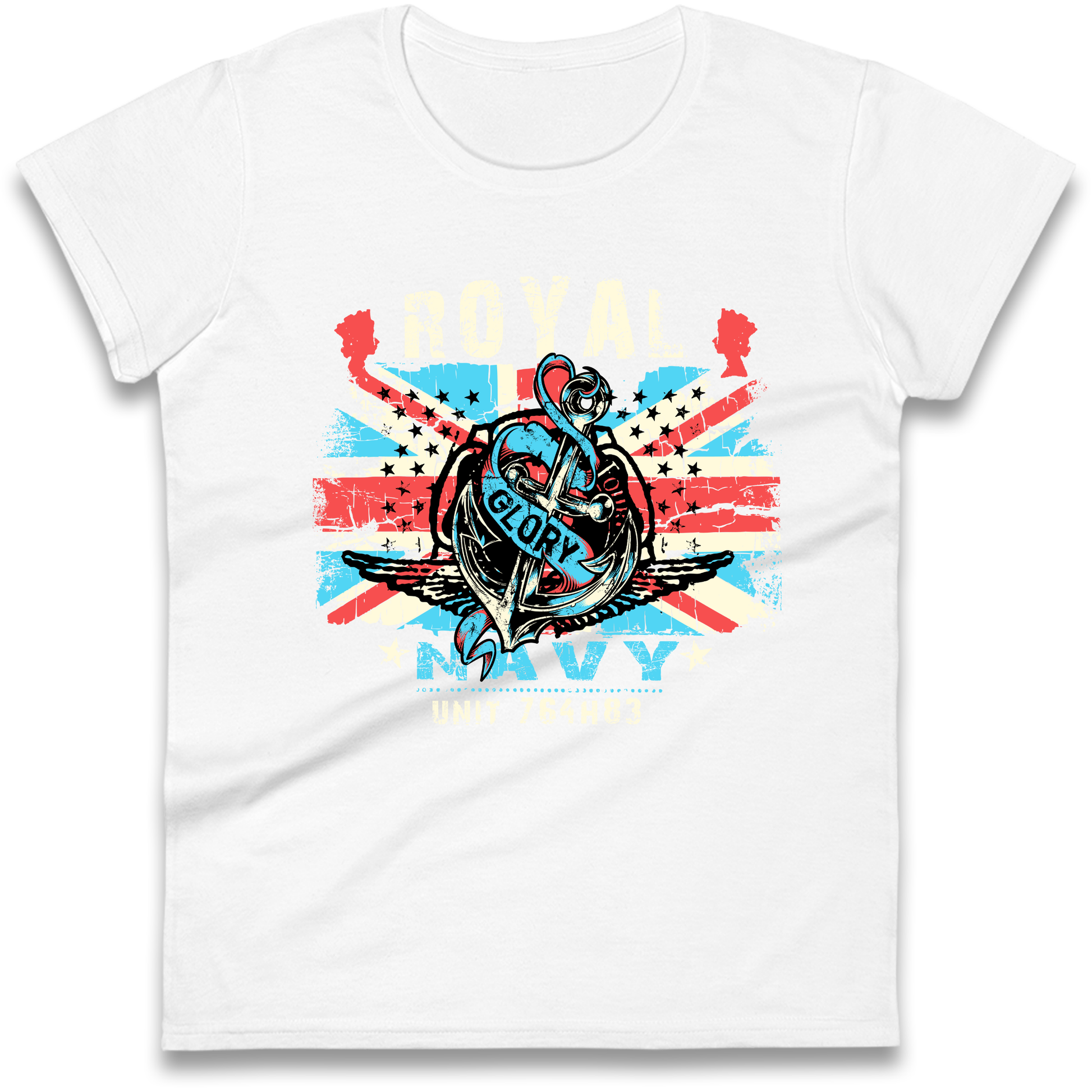 Royal Navy Glory Unit 764H83 Ladies Shirt