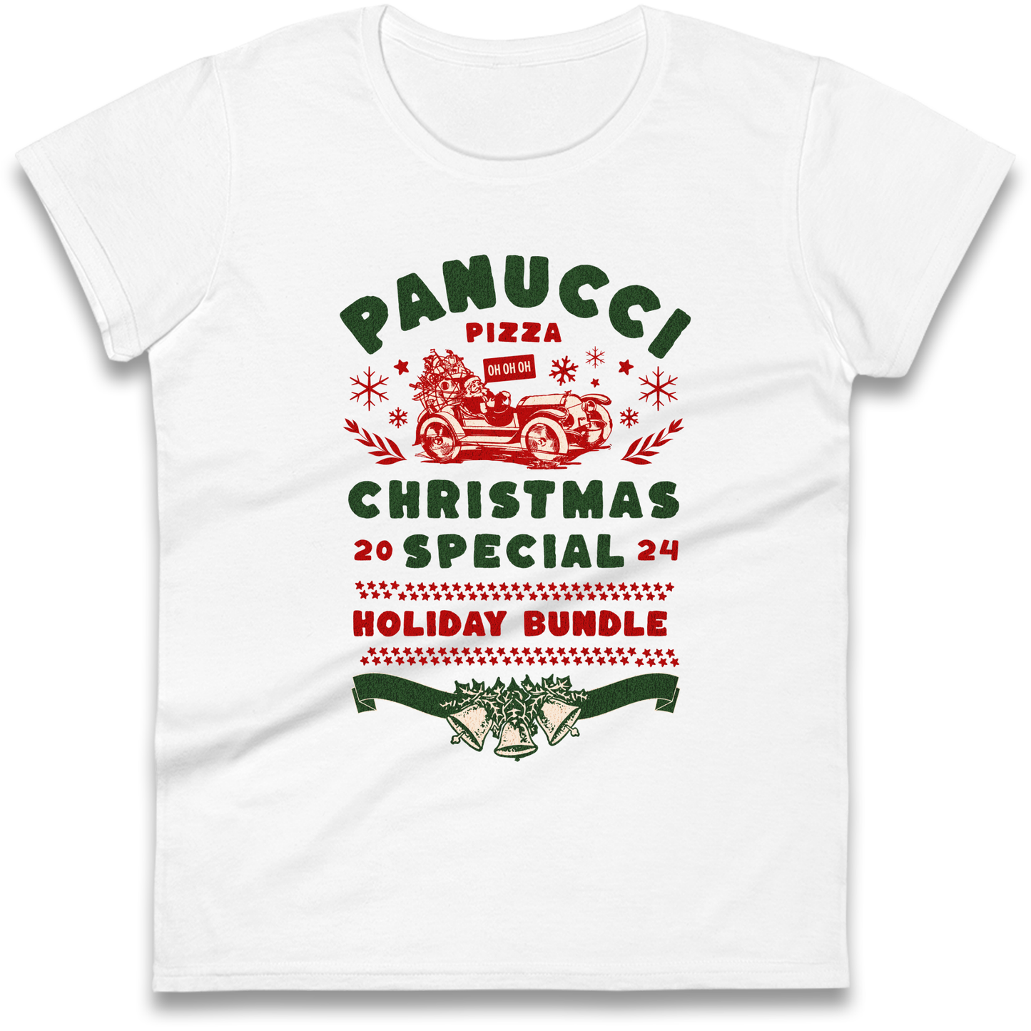 Panucci Pizza Christmas Special Christmas Ladies Shirt