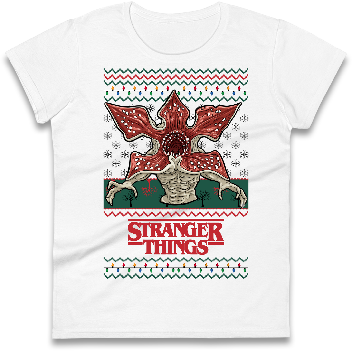 Demogorgon Christmas Ladies Shirt
