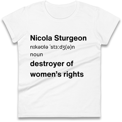 JK Rowling Nicola Sturgeon T Shirt Ladies Shirt