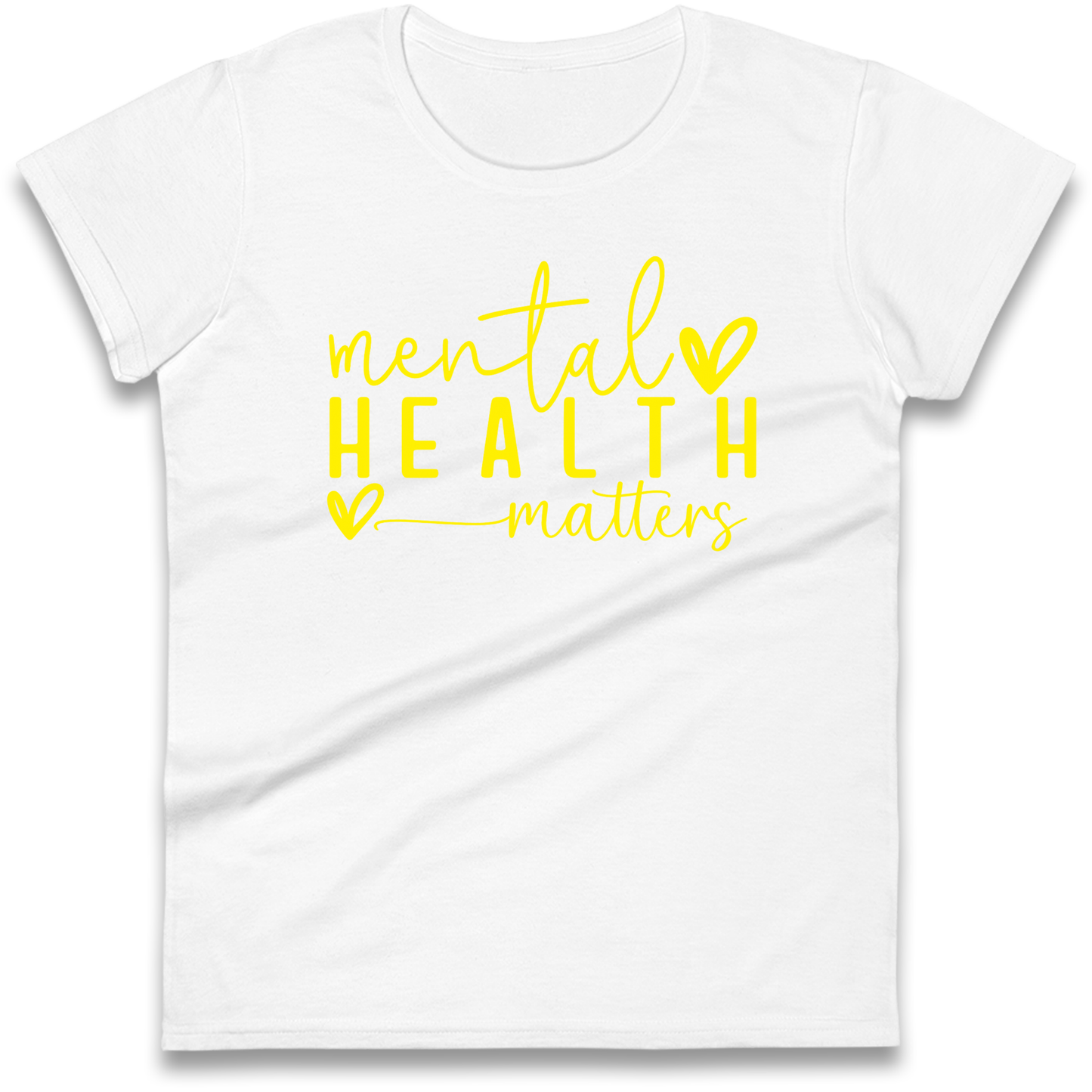 Yellow Mental Health Ladies Shirt